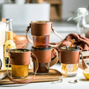GobekUsa 450ml Glass Coffee Cup with Lid and Straw | Stylish Heat-Resistant Glass Mug