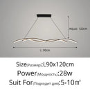 GobekUsa LED Pendant Lights for Home Decor Living, Study, Dining Room - Minimalist Indoor Lighting
