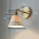 GobekUsa LED Wall Lamp Sconce Up Down Rotate Pull Chain Switch Modern Stair Light Fixtures
