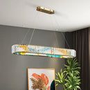 GobekUsa Crystal Chandelier Pendant Lamp, Exquisite Oriental Style Lighting for Home