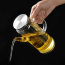 GobekUsa Glass Condiment Bottle Set for Kitchen Seasonings and BBQ, 3-Piece