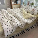 GobekUsa Boho Pattern Printed Cotton Bedding Set for Queen King Bed Linens