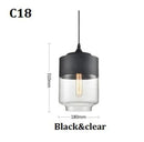 GobekUsa Black Glass Pendant Light Fixture for Modern Indoor Decor & Dining Room