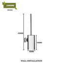 GobekUsa Gold Toilet Brush Set with Wall Mount Holder
