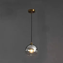 GobekUsa Glass Ball Pendant Lights: Modern Kitchen Dining Room Ceiling Lamp