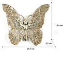 GobekUsa Golden Bird & Butterfly Resin Wall Decoration Statues