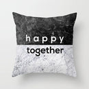 GobekUsa Gray Marble Black Agate Pillow Case for Home Sofa Chair Decor