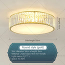 GobekUsa Crystal Zen Ceiling Light for Living Room, Bedroom, and Dining Room