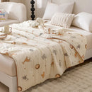 GobekUsa Cooling Summer Blanket | Soft & Breathable Natural Plant Comforter