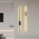 GobekUsa Black LED Wall Lights - Modern Straight Line for Bedroom, Living Room, Kitchen Décor