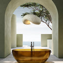 GobekUsa Cream Style LED Chandelier for Home Decor - Nordic Minimalist Wabi Sabi Design