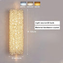 GobekUsa Crystal Beads Wall Lamp LED Light Fixture for Home Decor & Living Room