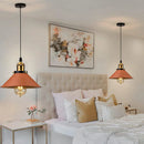 GobekUsa Industrial Farmhouse Brown Pendant Light for Kitchen Island, Barn, Dining Room