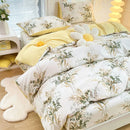 GobekUsa Brushed Printed Duvet Cover Set with 2 Pillowcases, Queen/Single Size