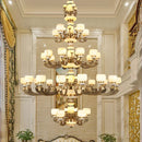 GobekUsa Jade Chandelier: Stylish Chinese Zen Living Room Lamp for Duplex Building by Guangdong Zhongshan