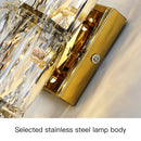 GobekUsa Crystal Wall Lamp: Nordic LED Luxury Design, Art Gold/Chrome for Living Room, Bedroom