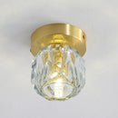 GobekUsa Crystal LED Ceiling Light Modern Gold Living Room Indoor Lighting Fixture