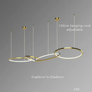 GobekUsa Gold Stainless Steel Circles Pendant Lights for Dining Room Home Decor
