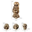 GobekUsa Bone Skeleton Candlestick Holder Halloween Home Decoration