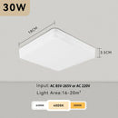 GobekUsa LED Ceiling Chandelier Panel Light for Home Decor Lighting