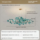 GobekUsa Gingko Leaf Chandelier: Modern Luxury Art Decor for Home, Restaurant & Bar
