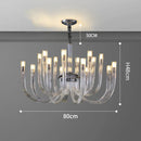GobekUsa LED Chandelier for Bedroom: Modern Ceiling Pendant Lamp Lighting Fixture