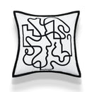 GobekUsa Geometric Embroidery Cushion Covers: Nordic Modern Decorative Pillowcase for Living Room