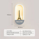 GobekUsa LED Metal Acrylic Wall Light for Modern Minimalist Decor
