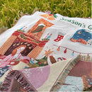 GobekUsa Christmas Tree Blanket Throw - Soft Festive Decor for Home & Gifts