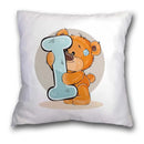 GobekUsa Cute Cartoon Bear Animal Pillow Case Cushion Cover for Sofa, Children Room Decor