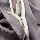 GobekUsa Jacquard Satin Duvet Cover Set - Luxury Solid Soft Quilt Kit