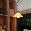 GobekUsa Glass LED Pendant Lamp: Modern Copper Nordic Indoor Lighting for Home, Coffee, Bedroom & Living Room
