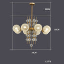 GobekUsa Gold Chrome Bubble Ceiling Chandelier: 2025 Trend Hanging Lamps for Living Room