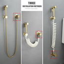 GobekUsa Brass Triangle Valve Black Hot Cold Water Angle Faucet