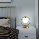 GobekUsa Glass Ball LED Table Lamp for Stylish Bedroom Decor
