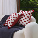 GobekUsa Heart-shaped Embroidered Cushion Cover Set - Nordic Simplicity Decor for Sofa