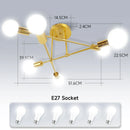 GobekUsa LED Ceiling Chandelier Pendant Light for Kitchen Living Room Home Decor