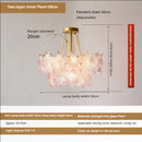 GobekUsa Leafless Crystal Chandelier: Modern French Living Room & Bedroom Lighting