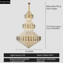 GobekUsa Crystal Duplex Headlight in Luxury European Style for Living Room & Hotel Lobby