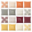 GobekUsa Geometric Yellow Linen Pillow Cover for Modern Décor 45x45cm