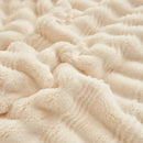 GobekUsa Fluffy Rabbit Plush Warm Blanket for Bed, Soft & Cozy Autumn Winter Comfort