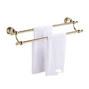 GobekUsa Crystal Bathroom Towel Rack: European Style Hardware Bath Organizer