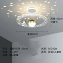 GobekUsa Astronaut LED Chandeliers: Remote-controlled Ceiling Pendant for Children's Room, Boy's Study, Nursery