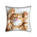 GobekUsa Cute Cat Anime Pillow Case – 45x45cm Cartoon Cushion Cover for Home and Office
