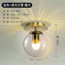 GobekUsa Gold Ball Glass Ceiling Lamp: Modern Nordic Living Room Lights for Loft Decor