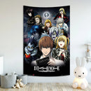 GobekUsa Death Note Aesthetic Tapestry for Bar Cafe Decor - Hot Anime Art Flag