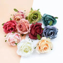 GobekUsa Christmas Rose Arch Wall Garden Wreath Decorative Silk Flowers
