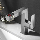 GobekUsa LED Basin Faucet Pull Out Mixer Tap Hot Cold Water Bathroom Sink Vanity