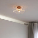 GobekUsa Glass Wood LED Ceiling Lamp for Home Lighting and Decoration