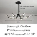 GobekUsa LED Chandeliers for Modern Living Room Bedroom Study Kitchen Lighting